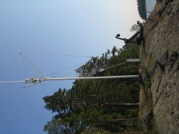 Flaggstången och ankaret på Stuvuholmen